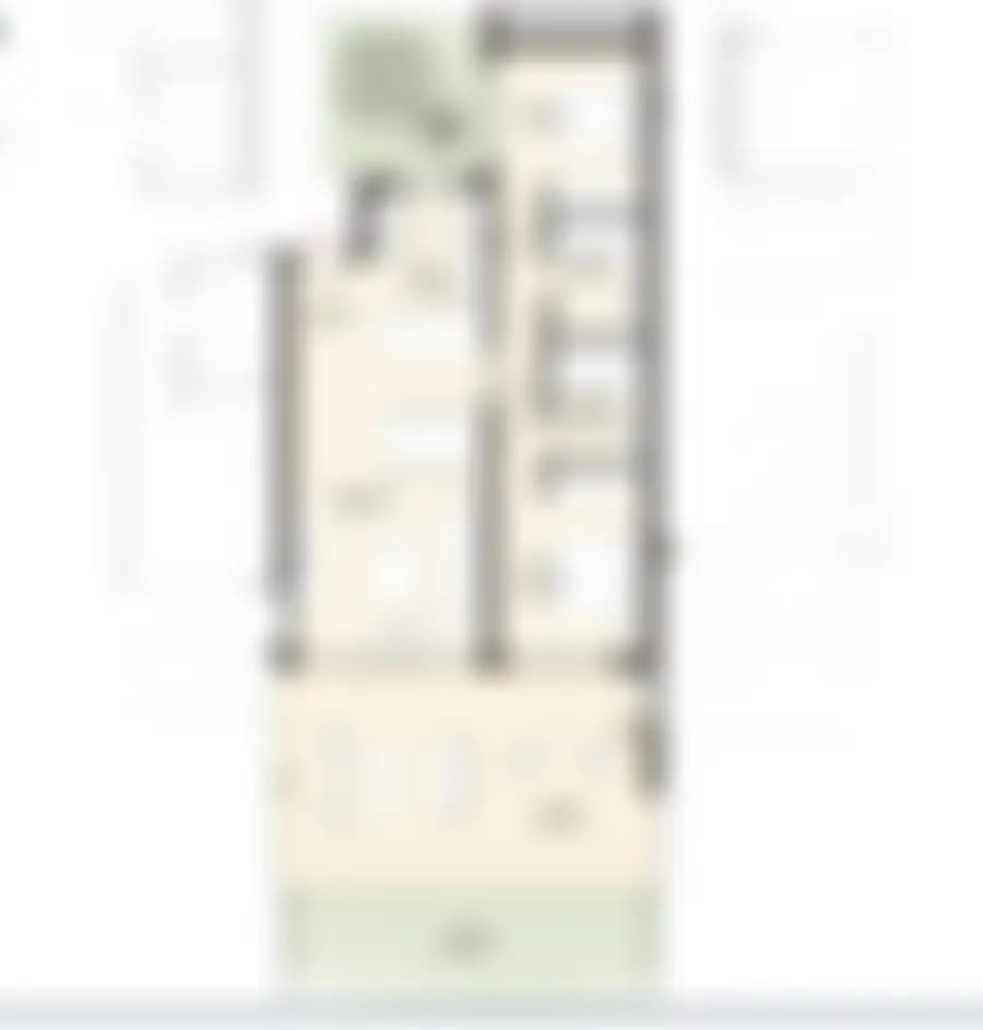 2 beds + garden